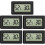 Digitales Thermometer-Hygrometer – Mini – LCD – Temperatur – Luftfeuchtigkeit – 5 Stück 1