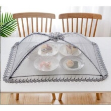 Højkvalitets netovertræk til mad - 50 x 70 cm - Genanvendeligt og foldbart - Til picnic, udendørs brug - Beskytter