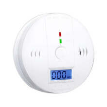 Kolmonoxiddetektor - YYV - CO2-larm med LCD-skärm - Trådlös - 85 dB - Inomhus