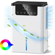 2000 ml-es páramentesítő, 30 dB, 500 ml/nap, 2 páramentesítési szint, alvó üzemmód, időzítő, automatikus leolvasztás