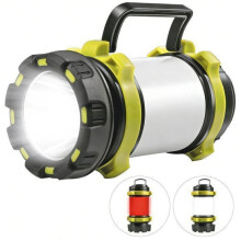 Oppladbar campinglampe 4000mAh, 10W LED, ultrakraftig 360 belysning, bærbar spotlight for fotturer og nødsituasjoner