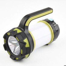 Oppladbar LED-lykt, 1000 lumen 3000 mAh 360 campinglampe, oppladbar LED-lommelykt, bærbar projektor, ultrakraftig, lampe