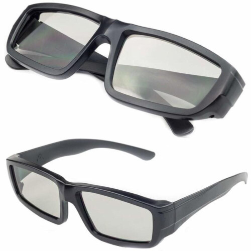 Συσκευασία Digicharge με 5 Universal Polarized Passive 3D γυαλιά — Συμβατό με RealD, Samsung,