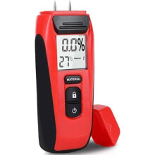 Draagbare vochtmeter, vochtmeter voor bouwmaterialen, grond, vloeren en karton, nauwkeurig gereedschap voor de bouw.