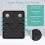 Digital termometer/hygrometer [2-pack], inomhustermometer/fuktighetsmätare, mini väderstation 5
