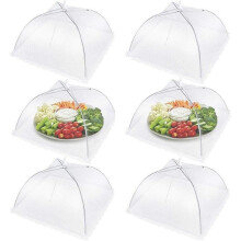 Sammenklappelig madlåg 43 cm (sæt med 6)