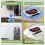 Draagbare Bluetooth USB-C oplaadbare MP3/WMA cd-speler met ingebouwde luidspreker, wit 4