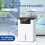 Αφυγραντήρας αέρα 2000ML, 30dB, 500ml/ημέρα, 2 επίπεδα αφύγρανσης, λειτουργία 2