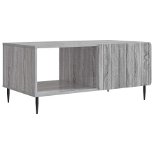 vidaXL Coffee Table Grey Sonoma 90 x 50 x 40 cm Engineered Wood