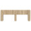VidaXL vidaXL Headboard Cabinet with Storage Sonoma Oak Engineered Wood 5