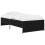 VidaXL vidaXL Bed Frame Black Oak 80 x 200 cm Engineered Wood 1