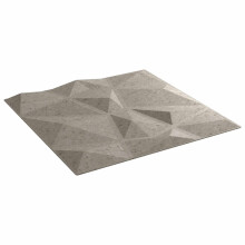 vidaXL Wall Panels 48 pcs Concrete Grey 50 x 50 cm XPS Foam