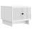 VidaXL vidaXL Coffee Table High Gloss White 49 x 50 x 40 cm Engineered Wood 1