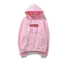 (Pink,2XL)Mens Plain Pullover Hoodies Casual Hooded Sweatshirts Long Sleeve Tops Classic