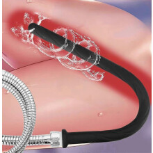 Enema Shower Bar with Silicone Tip Ultra Long Adjustable Water Flow for Men Women