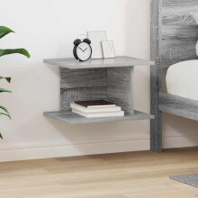 vidaXL Bedside Table Grey Sonoma 40 x 30 x 25 cm Engineered Wood