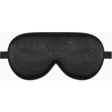 Sleep Mask Compatible for Alaska Bear Organic Mulberry Silk Black Gender-Neutral