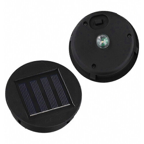 2 Pack Top Solar Panel Replacement Lid for Outdoor Lantern Light Cover