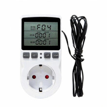 Temperature Controller 16A 230V Digital Thermostat Socket EU Plug for Heat Mat