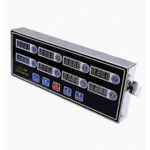 Digitaler Küchentimer mit 8 Kanälen, Edelstahlgehäuse, Taschenrechner und Wecker für den gewerblichen Einsatz