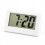 White Digital Clock 5.6 x 3 cm Rubber Coated for Car Table Use 1