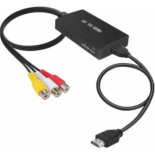 Μετατροπέας RCA σε HDMI 1080P PAL/NTSC Composite σε HDMI Προσαρμογέας