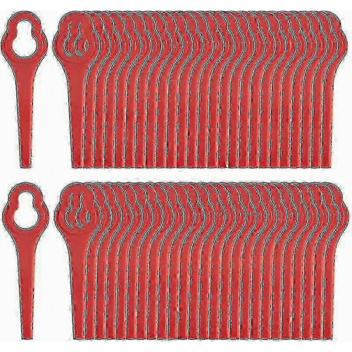 50Pcs Ferrex Aldi FAR 20-i 20V/40V Edger Replacement Blades, Plastic Soak in Water