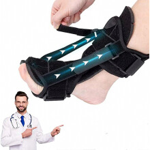 Férula nocturna para fascitis plantar, soporte para fascitis plantar, soporte para tobillo, pie caído, tendón de Aquiles 33*23cm