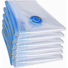 6 Stück XXL-Staubsaugerbeutel, Bettdecken-Staubsauger-Set, Wäschesäcke 100 x 70 cm