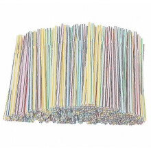 Plastic Drinking 200pcs Disposable Straws 8 Inches