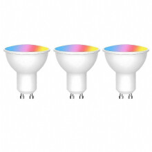 Tuya WiFi GU10 Smart LED Light Bulb Dimmable 6W 220V Smart Life App Control Spotlight Bulb Work with Alexa 3PCS