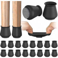 16pcs Chair Leg Floor Protectors, Silicone Covers To Protect Floors Felt Bottom Furniture Non Slip Protector Pads Caps
