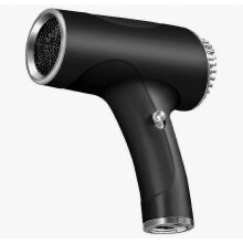 Draadloze oplaadbare haardroger, draagbare haardroger met warme en koude lucht voor gebruik buitenshuis en op reis.