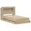 VidaXL vidaXL Bed Frame with Storage Sonoma Oak 75 x 190 cm Engineered Wood 5