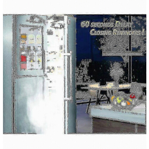 Refrigerator Freezer Alarm, Door Left Open Reminder, 60 Seconds Alert 1