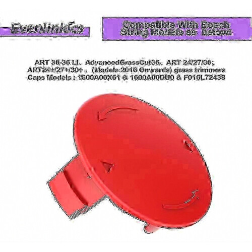 4Pc Bobbin Cover Cap Replacement For Bosch ART 30-36 LI 1600A00DU0 2
