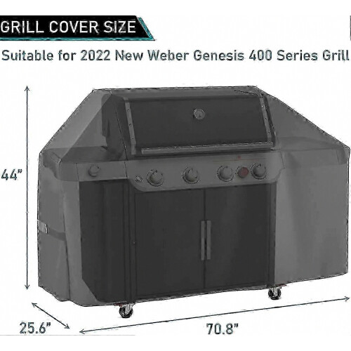 Κάλυμμα ψησταριάς αερίου για Weber Genesis E-425s/E-435 2022 αδιάβροχο 1