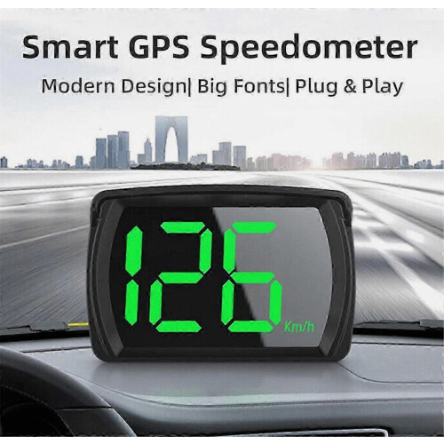 Plug and Play GPS Speedometer Universal KMH MPH LCD Display for Vehicles 1