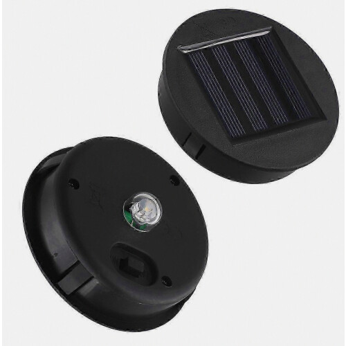 2 Pack Top Solar Panel Replacement Lid for Outdoor Lantern Light Cover 1