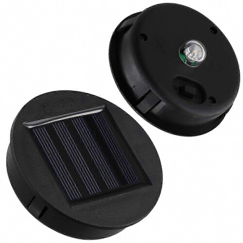 2 Pack Top Solar Panel Replacement Lid for Outdoor Lantern Light Cover 2