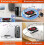 FM Radio Portable CD Player with Bluetooth Speaker, LED Display, Wall Mount 4
