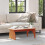 VidaXL vidaXL Coffee Table Wax Brown 80 x 50 x 31 cm Solid pine wood 1