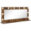 VidaXL vidaXL Vanity Mirror Rectangular Smoked Oak 100 x 45 x 18 cm 4
