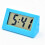 White Digital Clock 5.6 x 3 cm Rubber Coated for Car Table Use 3