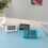 White Digital Clock 5.6 x 3 cm Rubber Coated for Car Table Use 4