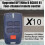 Τηλεχειριστήριο 10 τεμαχίων 4 κουμπιών 433MHz με κυλιόμενο κωδικό για πόρτα γκ 2