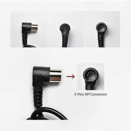 Replacement Remote for Okin Limoss Compatible Power Recliner Chair 5-Pin 2-Button 1