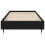 VidaXL vidaXL Bed Frame Black Oak 80 x 200 cm Engineered Wood 2
