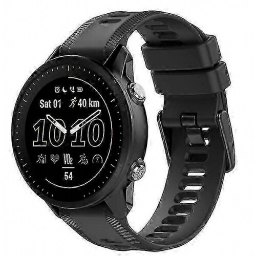 Λουράκι ρολογιού σιλικόνης μαύρο 22 χιλ. Garmin Forerunner 955/945/935/g μαύρο 22 χιλ. 2
