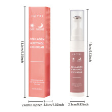 Crème pour les yeux au rétinol et au collagène, raffermissante, jour et nuit, lisse rapidement les poches, hydrate,